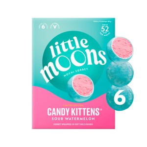 Little Moons Limited Edition Candy Kittens Sour Watermelon Mochi Sorbett