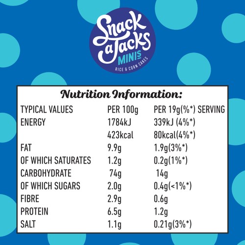 Snack a Jacks Salt & Vinegar Rice Cakes