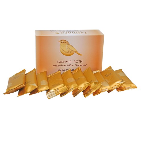 Lumara Wholewheat Saffron Shortbread Kashmiri Roth