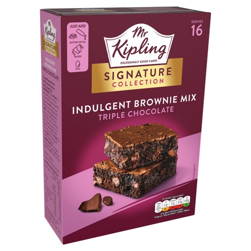 Mr Kipling Signature Triple Choc Brownie Mix