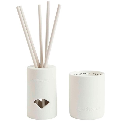 M&S Apothecary Calm Pre-Scented Diffuser & Candle Gift Set, Amber
