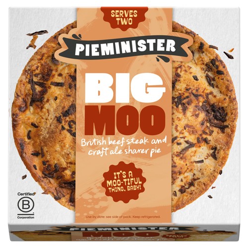 Pieminister BIG Moo Pie with British Beef Steak & Ale