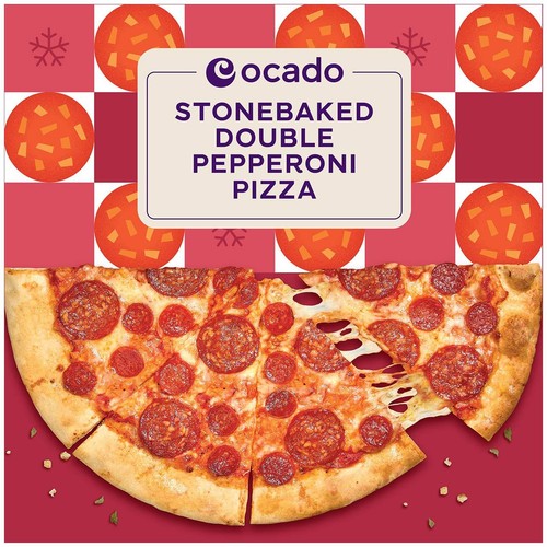 Ocado Stonebaked Double Pepperoni Pizza