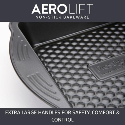 Prestige Aerolift Carbon Steel Cake Tin Square 20cm