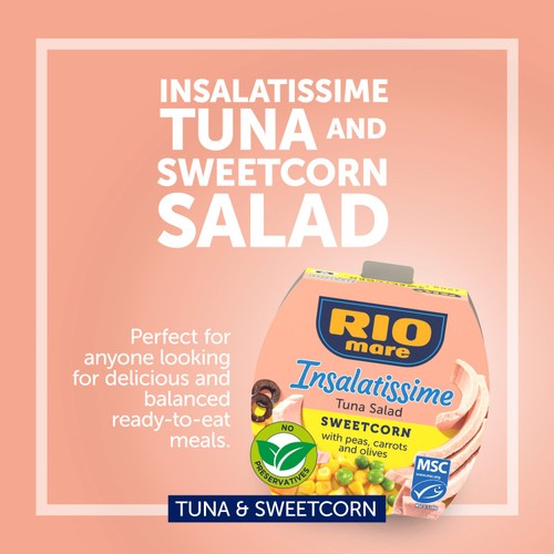 Rio Mare MSC Tuna & Sweetcorn Salad