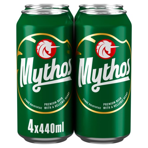 Mythos Premium Greek Lager Beer Can