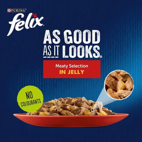 Felix As Good As it Looks Meaty Selection in Jelly Wet Cat Food