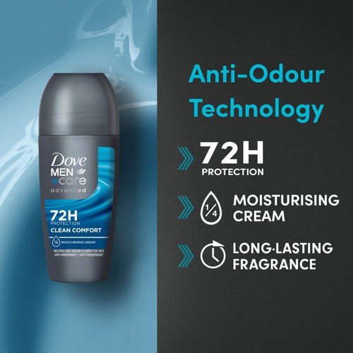 Dove Men+Care Advanced Antiperspirant Deodorant Clean Comfort