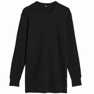 M&S Mens Heatgen Maximum Thermal Long Sleeve Top, M, Black