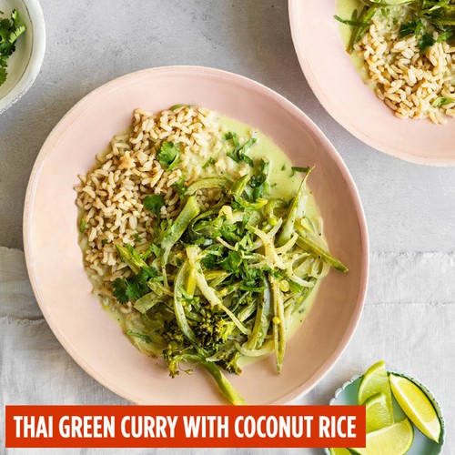 Merchant Gourmet Coconut & Lime Wholegrain & White Microwave Rice 