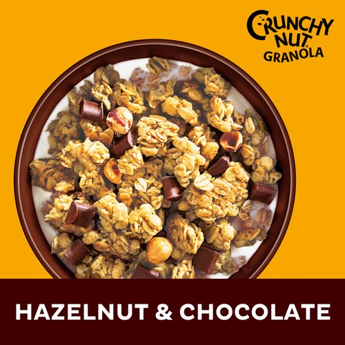 Kellogg's Crunchy Nut Hazelnut & Chocolate Breakfast Granola 