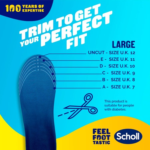 Scholl Gel Activ Trainer Insoles Large