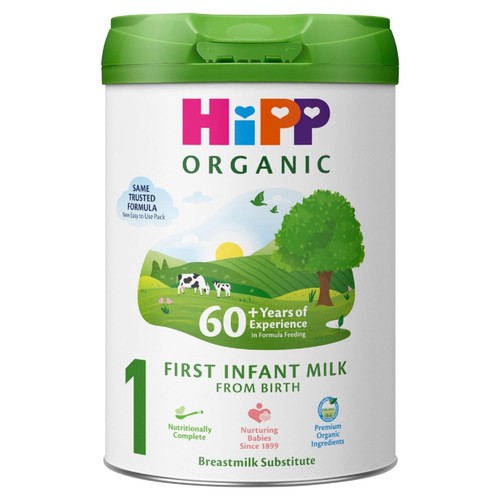 HiPP Organic 1 First Infant Baby Milk Powder Formula From Birth 