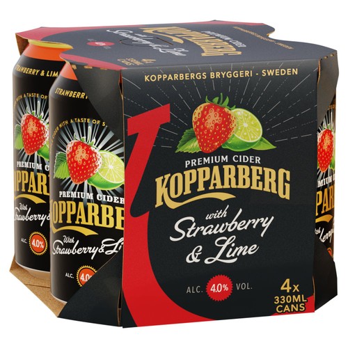 Kopparberg Strawberry & Lime Cans