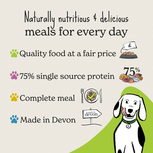 Forthglade Senior Natural Brown Rice Wet Dog Food White Fish 7 yrs+