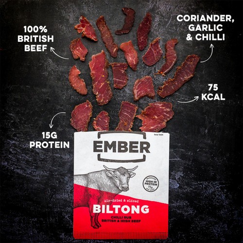 Ember Snacks Chilli Flavour Beef Biltong