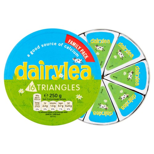 Dairylea Cheese Spread Triangles 16 Pack