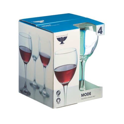 Ravenhead Mode Red Wine Glasses Set 