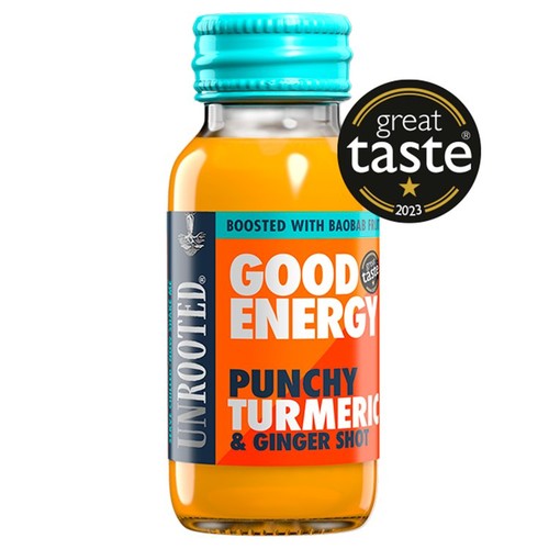 UNROOTED Punchy Turmeric, Ginger & Baobab Single Shot