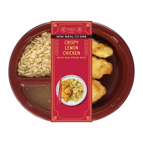 M&S Crispy Lemon Chicken with Egg Fried Rice Mini Meal