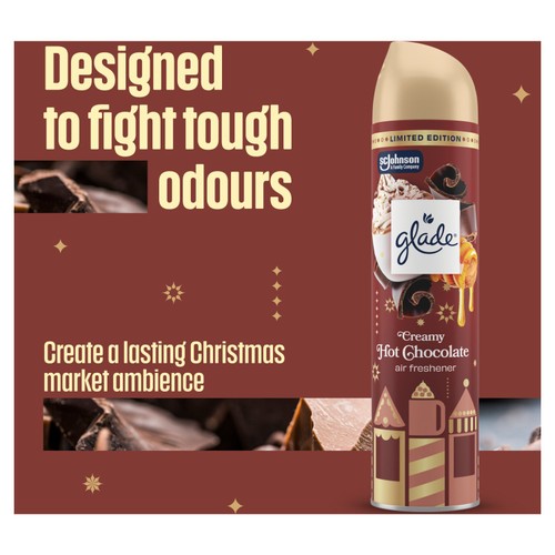 Glade Aerosol Air Freshener Creamy Hot Chocolate