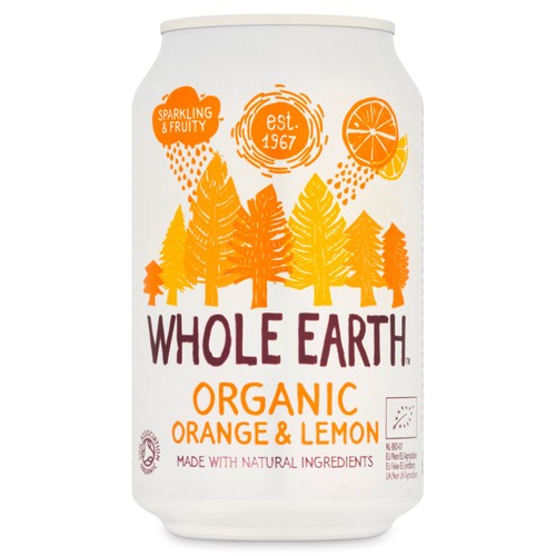 Whole Earth Organic Sparkling Orange & Lemon