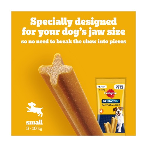 Pedigree Dentastix Daily Adult Small Dog Treats Dental Sticks