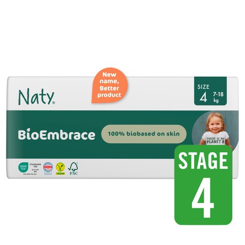 Naty BioEmbrace Big Pack Nappies Size 4 (7-18kg)
