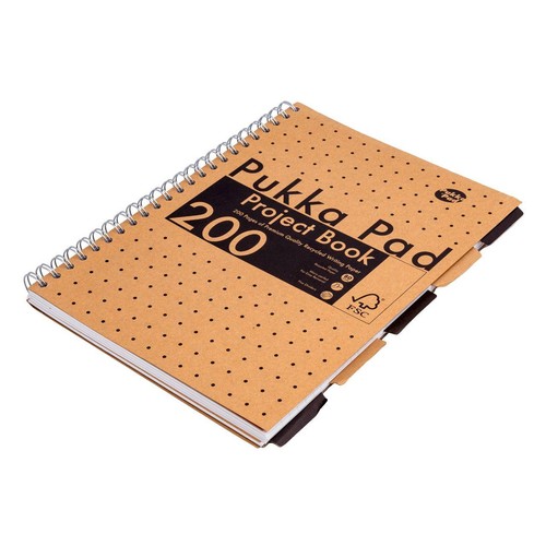 Pukka Pads A4 Kraft Project Book