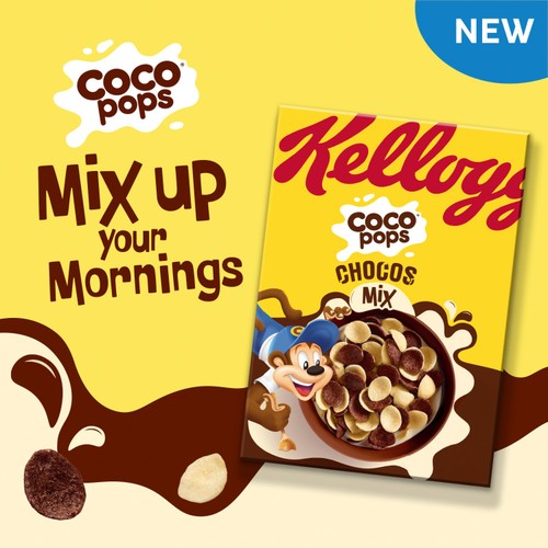 Kellogg's Coco Pops Chocos Chocolate & White Chocolate Cereal