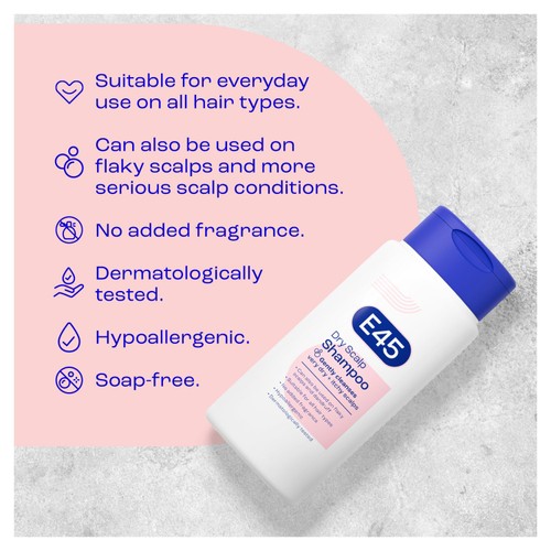 E45 Anti-Dandruff Shampoo for Itchy & Dry Scalp