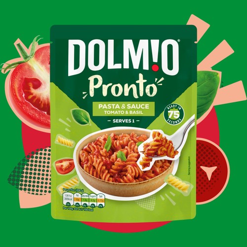 Dolmio Pasta Pronto Tomato & Basil Microwave Pasta
