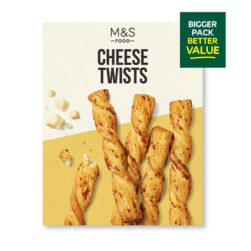 M&S Cheese Twists Twin Pack
