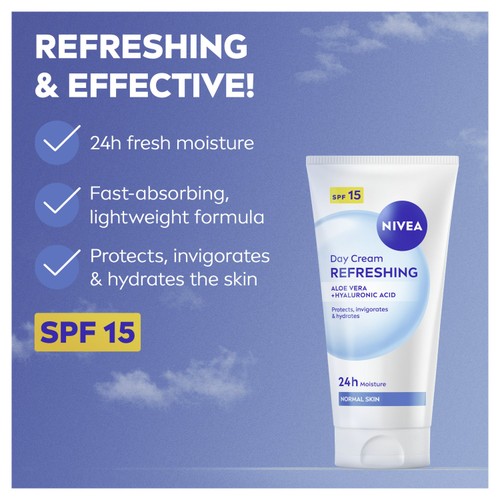 NIVEA Refreshing 24h Day Face Cream SPF15