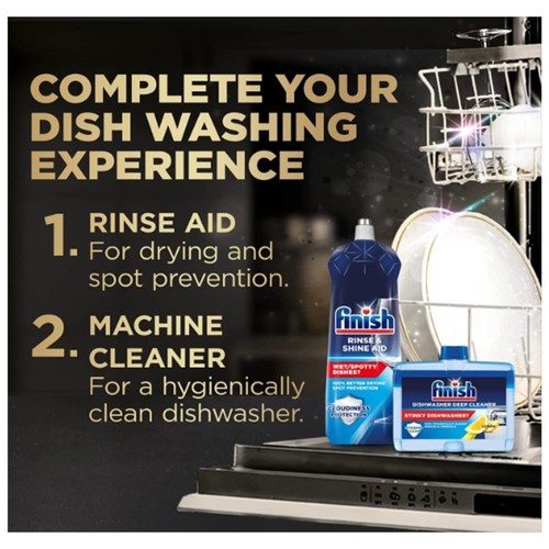 Finish Ultimate Infinity Shine Dishwasher Tablets Lemon