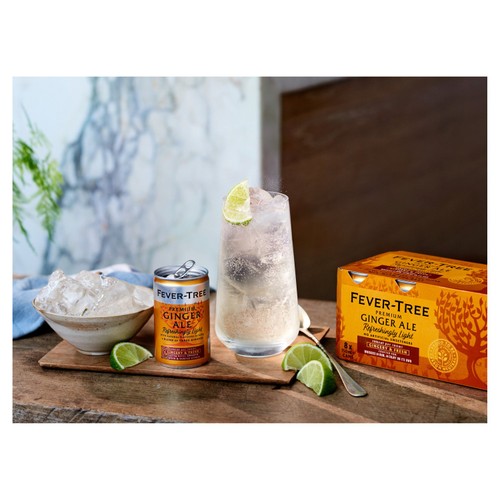 Fever-Tree Refreshingly Light Ginger Ale Cans