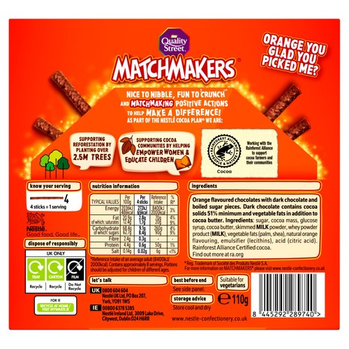Quality Street Orange Matchmakers