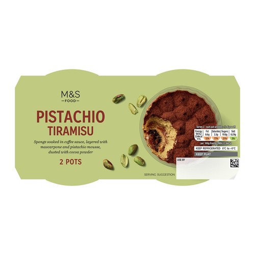 M&S Pistachio Tiramisu
