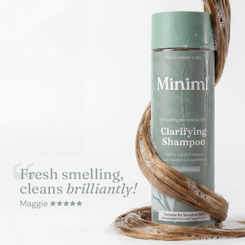 Miniml Clarifying Shampoo Refreshing Tea Tree & Mint