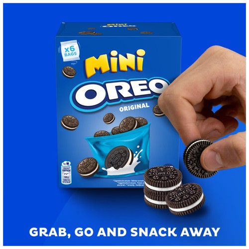 Oreo Mini Chocolate Sandwich Biscuit Snack Packs