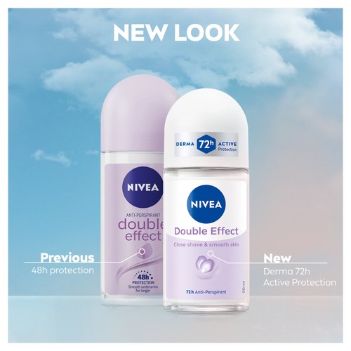 NIVEA Double Effect Anti-Perspirant Deodorant Roll-On 