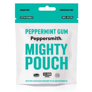 Peppersmith 100% Xylitol Mighty Pouch Peppermint Mints