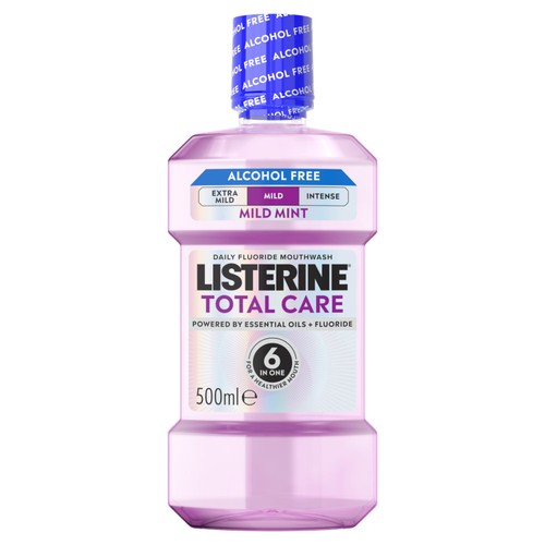 Listerine Total Care Mild Mint Alcohol Free Mouthwash