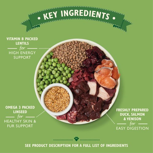 Lily's Kitchen Dog Duck Salmon & Venison Wild Woodland Walk Adult Dry Food