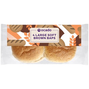 Ocado Large Soft White Baps