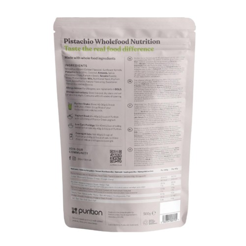 Purition Pistachio Wholefood Nutrition Powder 