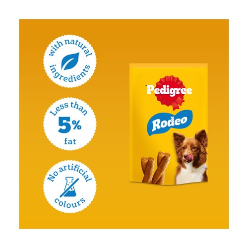 Pedigree Rodeo Adult Dog Treats Chicken 