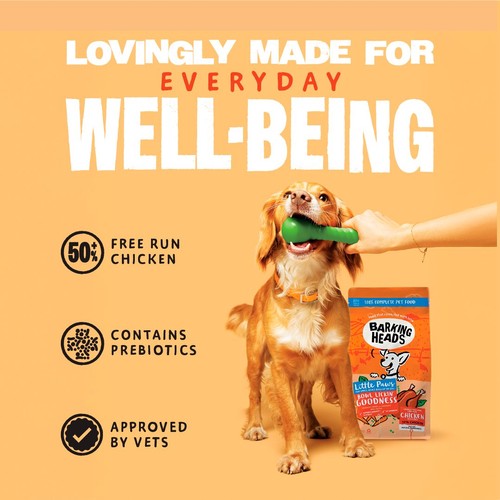 Barking Heads Little Paws Bowl Lickin' Goodness Chicken Dry Dog Food