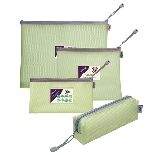 Snopake A4+ EVA Green Mesh Zip Bag