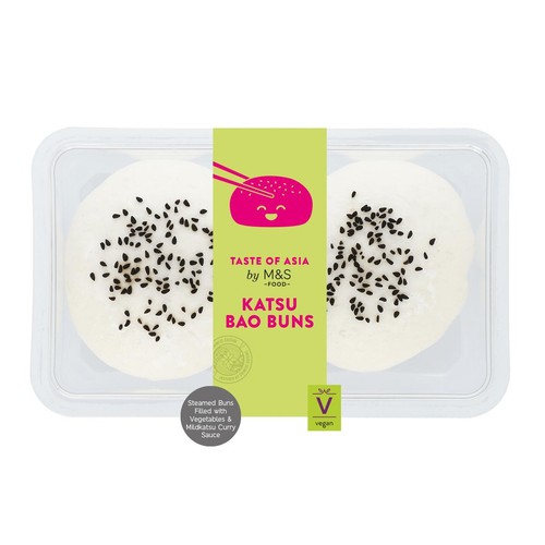 M&S 2 Katsu Bao Buns - Taste of Asia